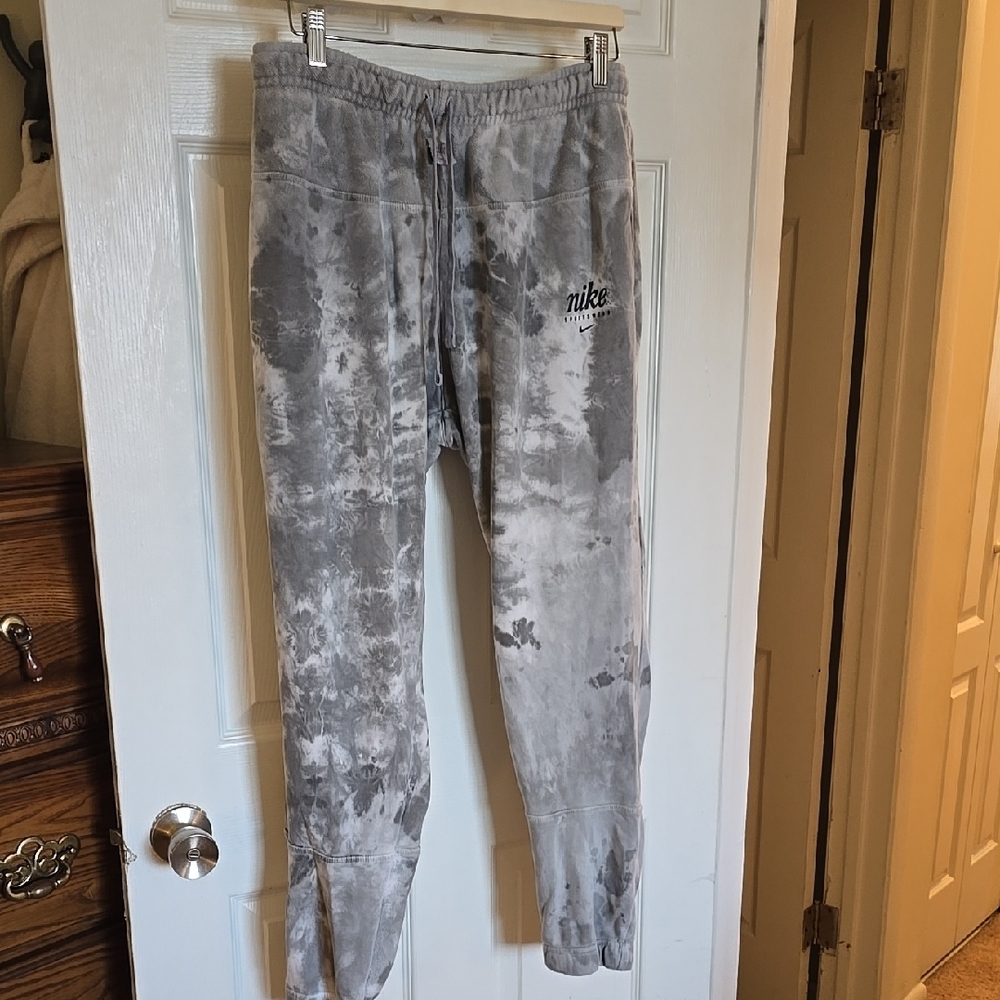 Nike Gray Tie-Dye Joggers